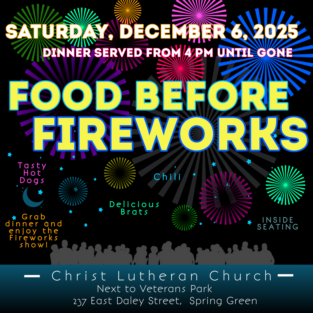 Fireworks Dinner flyer image